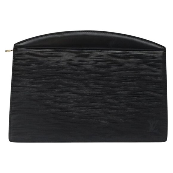 LOUIS VUITTON Epi Trousse Crete Pouch Black M48402 LV Auth 118247 - Picture 14 of 15
